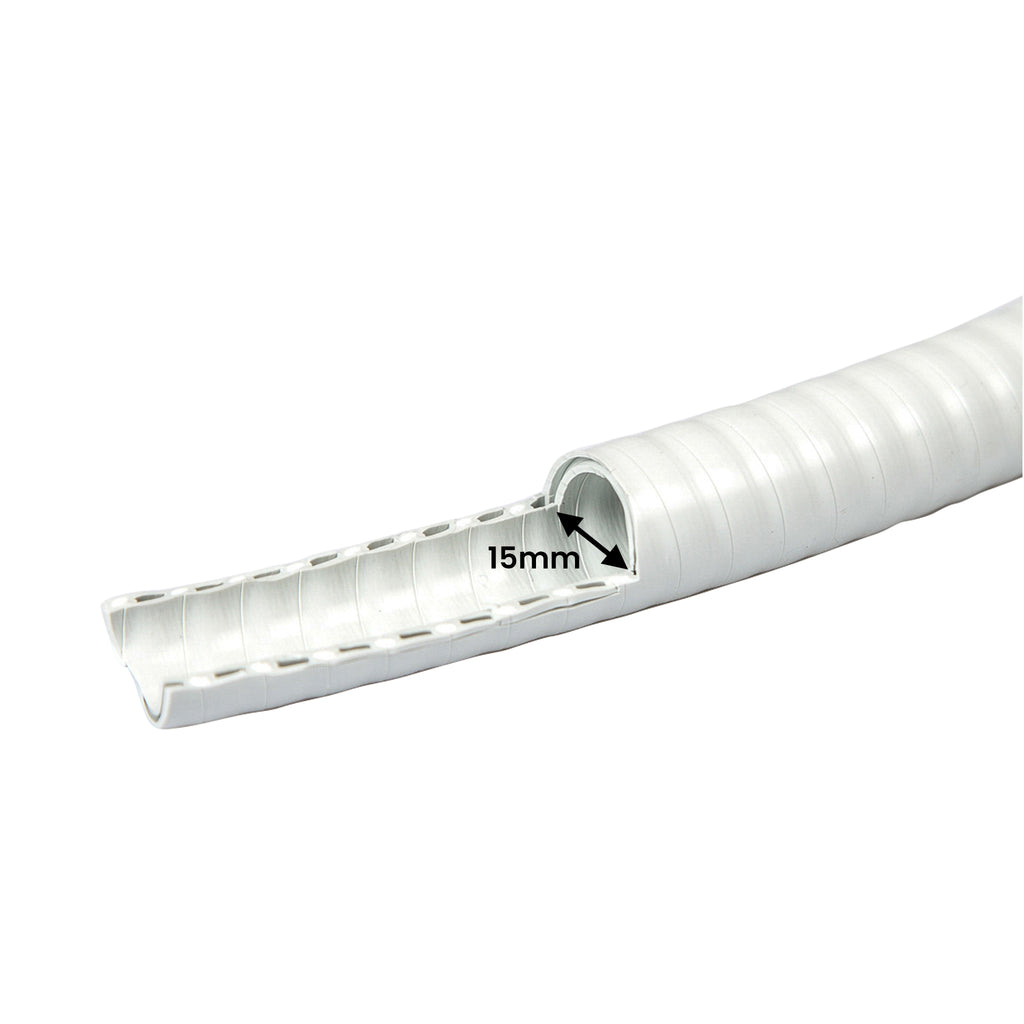 Suction tube, 15mm diameter, comp. SIRONA, 1.8 mts, terminal