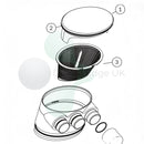 Adec 300 & 500  Triple Canister Cap