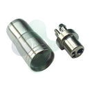 DCI 121T 3 Hole Borden Metal Tubing Connector & Nut