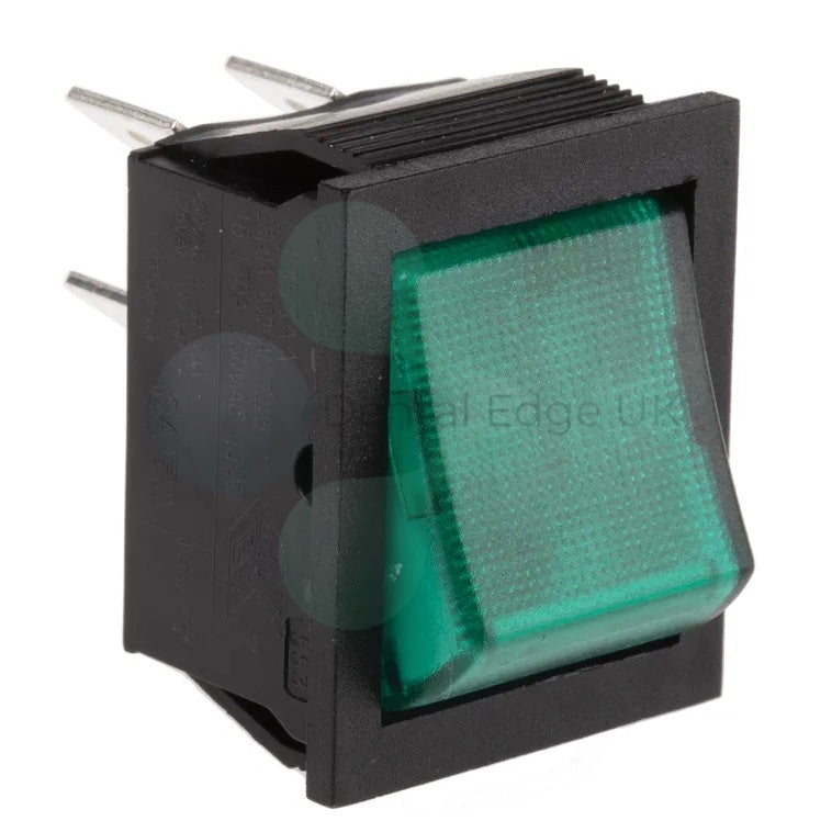 Dental Edge UK - Panel Mount Illuminated On Off Rocker Switch DPST