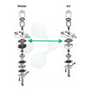 Dental Edge UK -  Adec 9 Hole Gasket Diaphragm