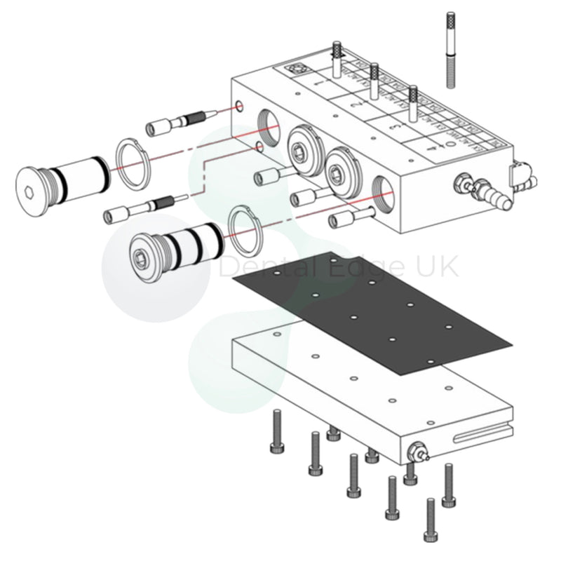 Dental Edge UK - Adec 500 Control Block Diaphragm