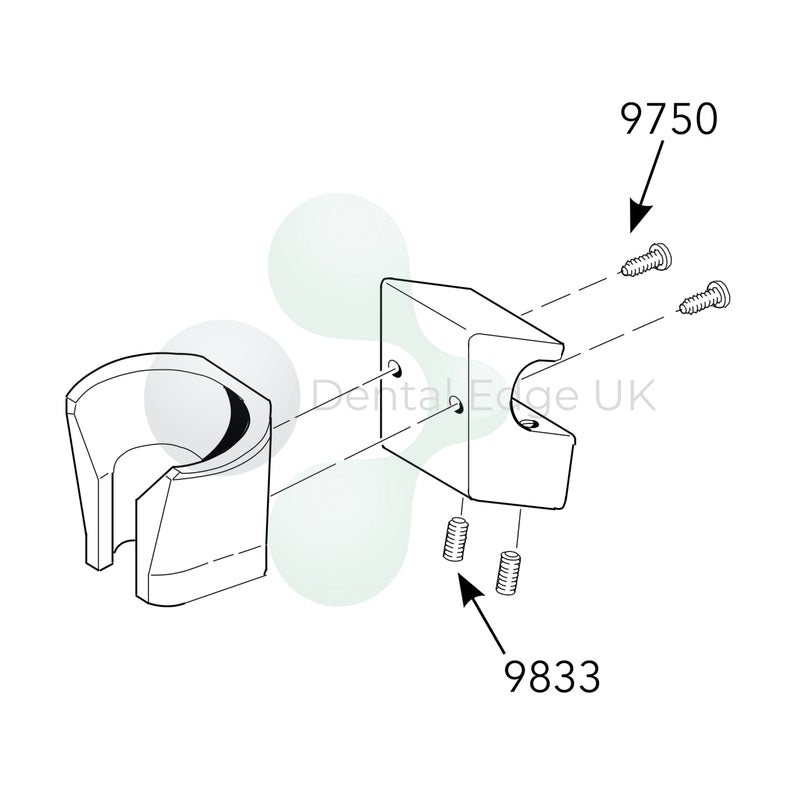 Dental Edge UK - DCI 5965 Standard Grey Universal Handpiece Holder Assembly