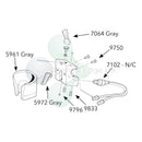 Dental Edge UK - DCI 5969 Grey Normally Closed Auto Electric Handpiece Holder
