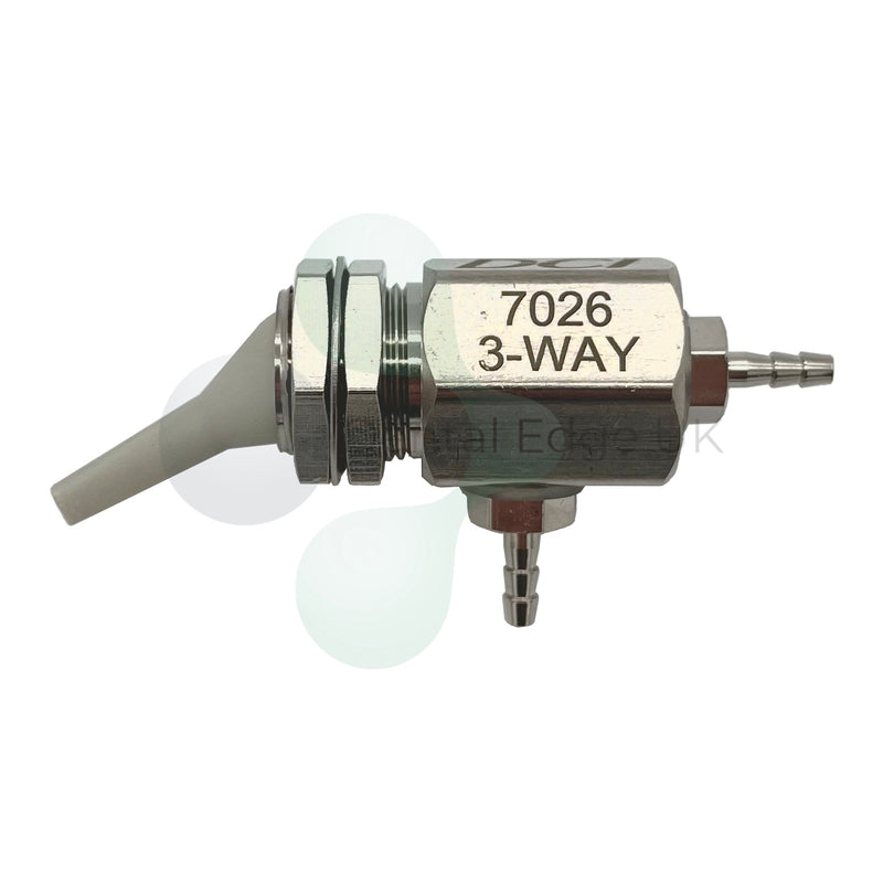 Dental Edge UK - DCI 7026 Grey 3-Way Normally Closed Momentary Toggle Valve