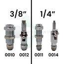 Dental Edge UK -  DCI 0010 Panel Mount 3/8" Poly Female QD Quick Disconnect with Shut Off