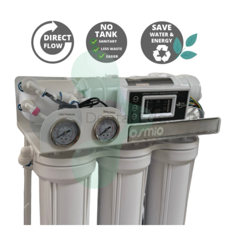 Osmio HT+ Dental and Lab Direct Flow RO Reverse Osmosis System