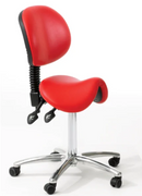 Dental Saddle Seat with Backrest