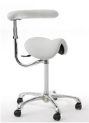 Dental Saddle Stool with Rotating Arm