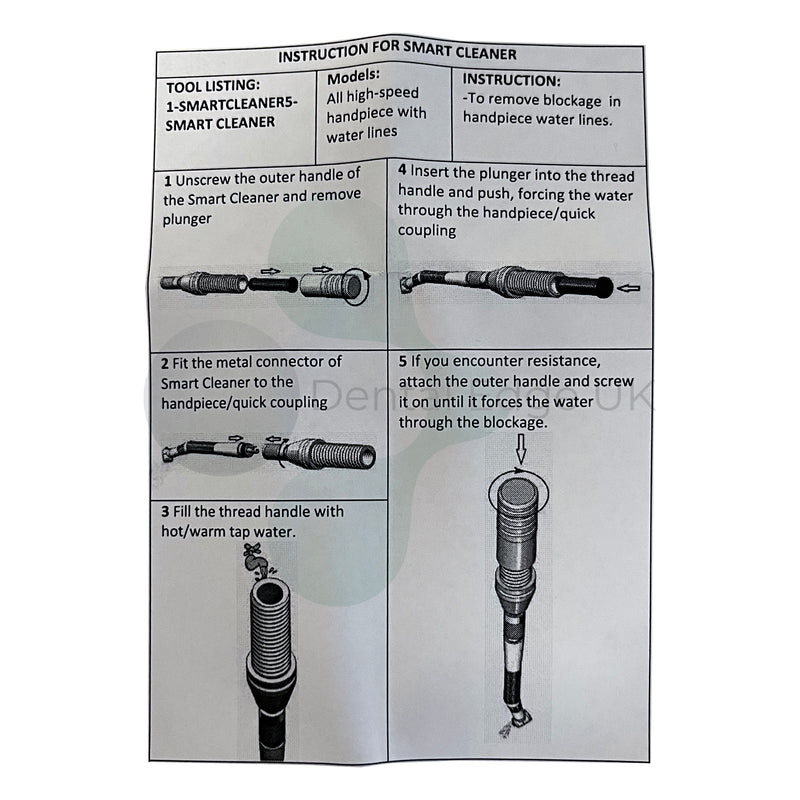 Dental Edge UK -  DCI 4706 Coupling and Handpiece Water Line Unblocking Tool