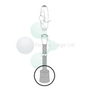 Dental Edge UK -  Adec Type 3/16" Saliva Ejector Tubing Tailpiece Connector for Vacuum Canister End Light Grey