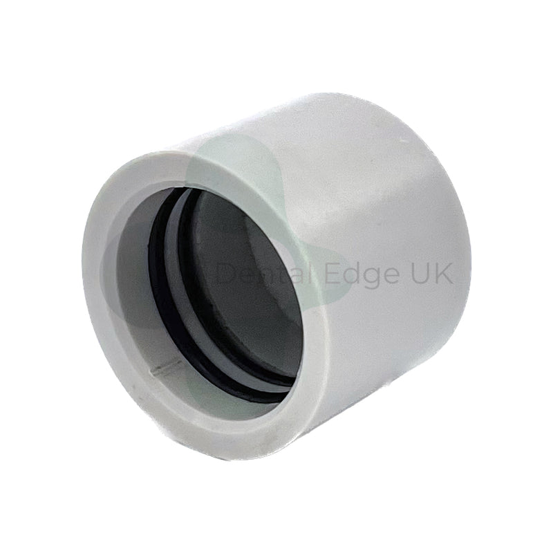 Dental Edge UK -  Adec Type 15mm Light Grey Vacuum Cap for Triple Canister Filter Housing