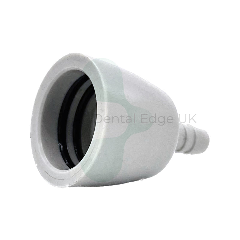 Dental Edge UK -  Adec Type 3/16" Saliva Ejector Tubing Tailpiece Connector for Vacuum Canister End Light Grey
