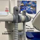 Dental Edge UK -  Cattani 11mm Flat Spiral Suction Vacuum Tubing Grey (2 Metres)