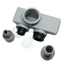 Dental Edge UK -  Cattani 2 Tube Suction Manifold for 0011B Filter