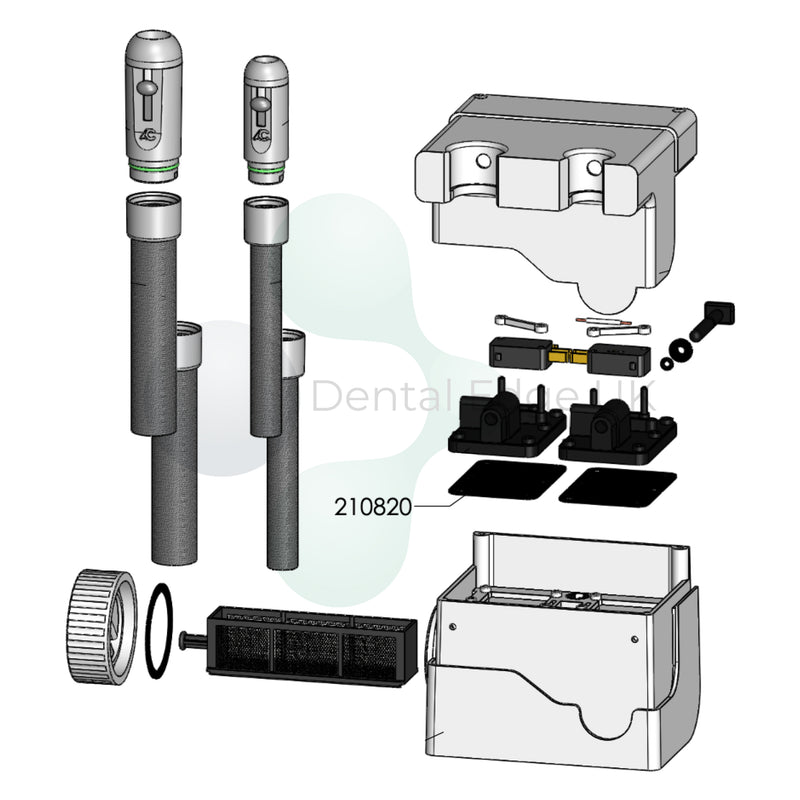 Dental Edge UK -  Cattani Pneumatic Tip Support Diaphragm for 0055 5510 Manifold (Pack of 2)