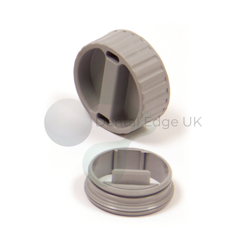 Dental Edge UK -  Cattani Thread Cap & Seal Kit for Pneumatic Manifold Grey