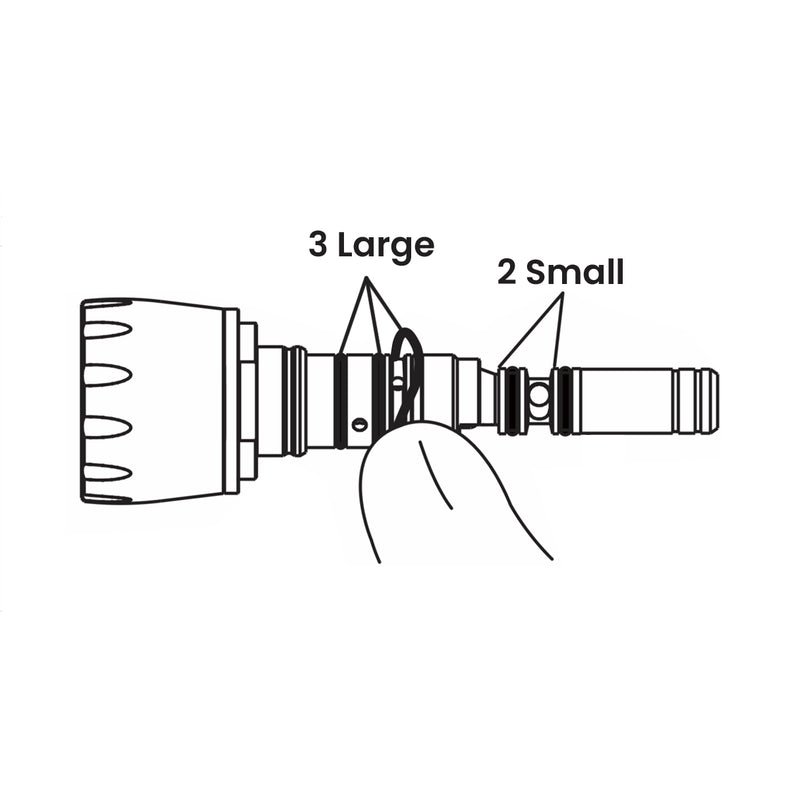 Dental Edge UK -  Kavo Style Multiflex Coupling O Ring Set (5 piece)
