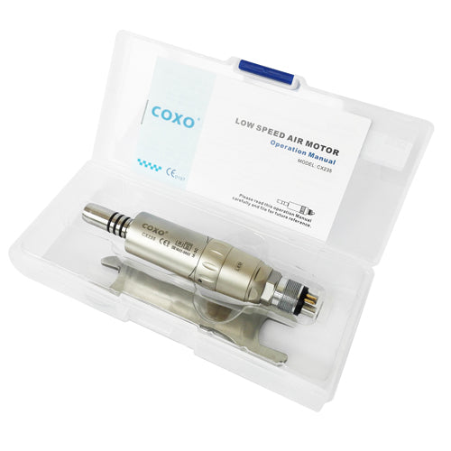 Dental Edge UK -  Coxo M-3C Fibre Optic Air Motor Internal Water 4 Hole Midwest Fully Rotatable