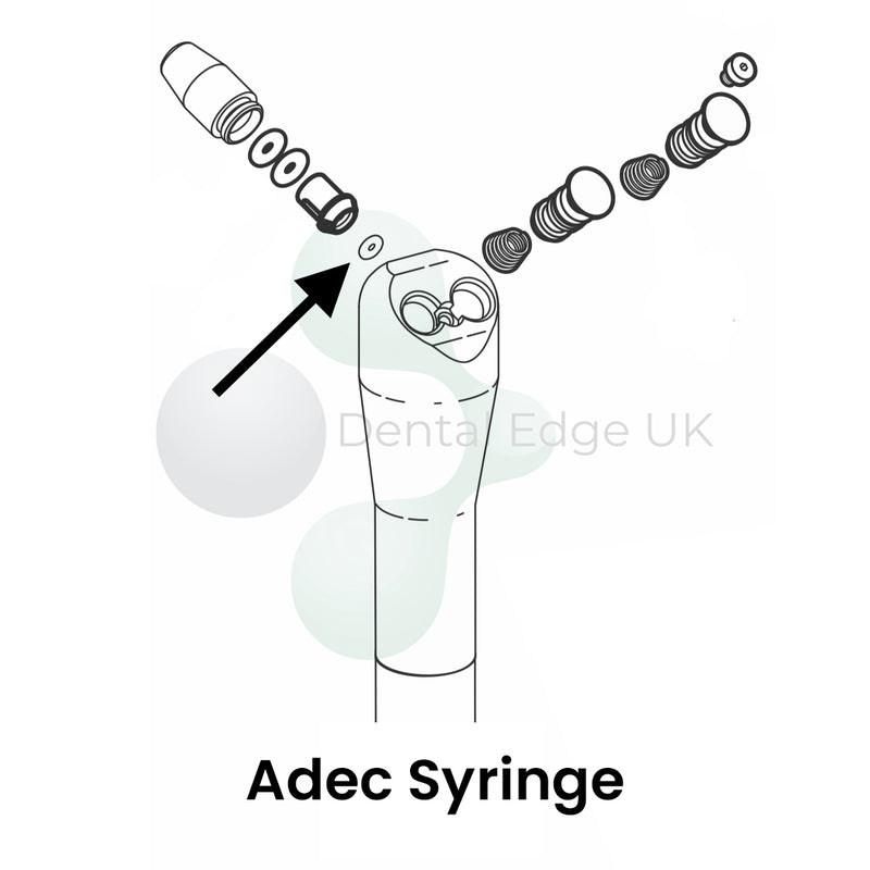 Dental Edge UK -  DCI 2305 Air Water O-Ring for Autoclavable 3 in 1 Syringe (Pack of 12)
