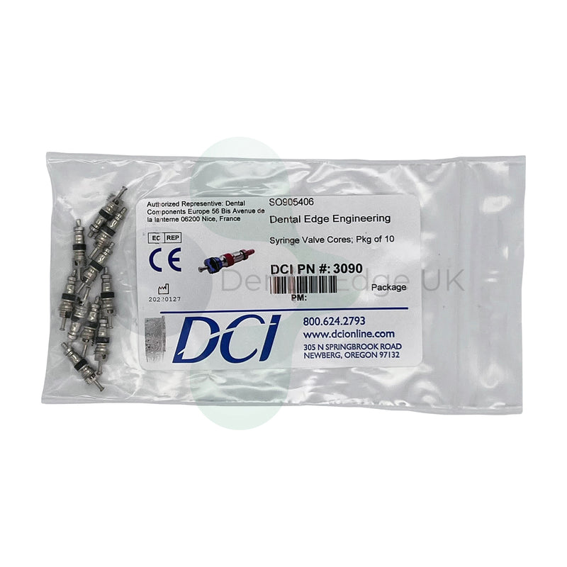 Dental Edge UK -  DCI 3090 3in1 Syringe Valve Core (Pack of 10)