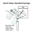 Dental Edge UK -  DCI 3098 3 in 1 Quick-Clean Syringe Buttons & Repair Kit