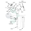 Dental Edge UK -  DCI 3369 3 in 1 Syringe, Autoclavable, Valve Core
