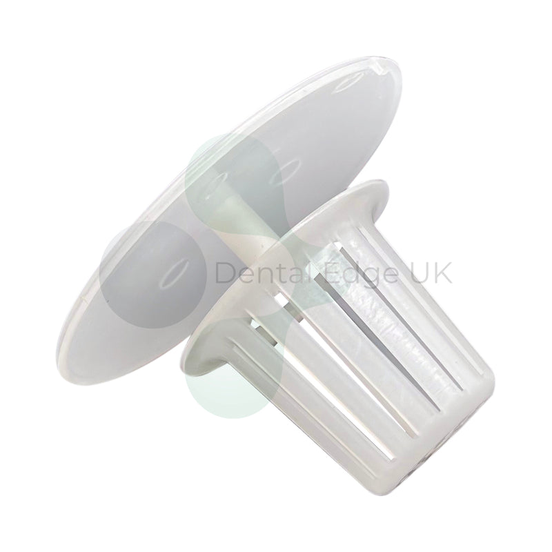 Dental Edge UK -  DCI 5314 Adec Type White Cuspidor Spittoon Screen Filter 1 5/8"