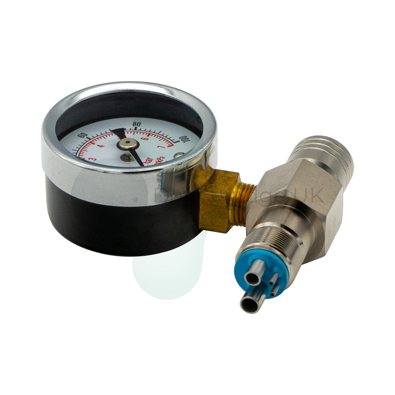 Dental Edge UK -  DCI 7267 Handpiece Pressure Test Gauge, 0-100 PSI