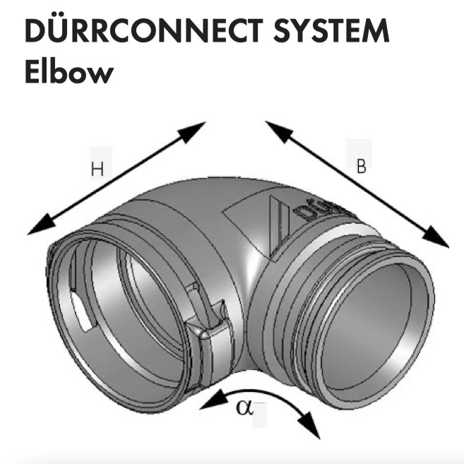 Dental Edge UK -  Durr Connect System 20 - 90° Elbow