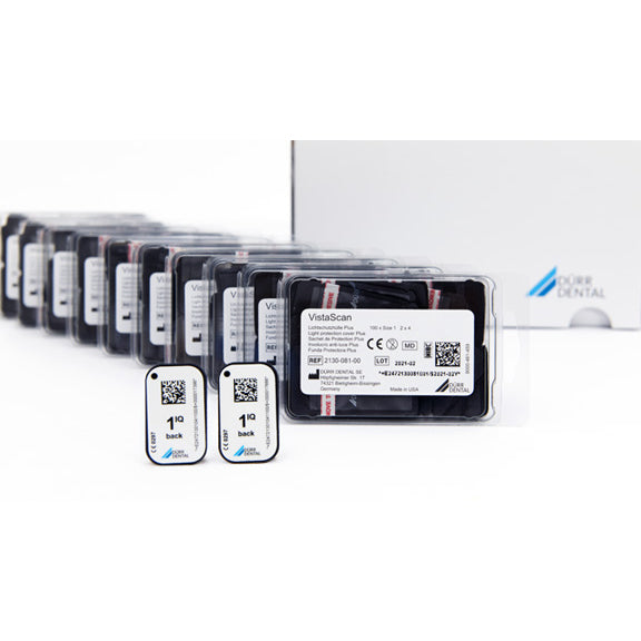 Durr VistaScan Ultra View IQ PSP Phosphor Plate Size 0-4 - Dental Edge UK