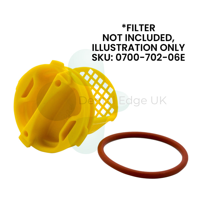 Dental Edge UK -  Durr Yellow Filter O ring For New Spittoon Valve 3