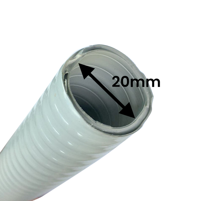 Dental Edge UK -  Kavo Style 20mm HVE Large Bore Twin Wall Suction Tube (2-10 Metres)