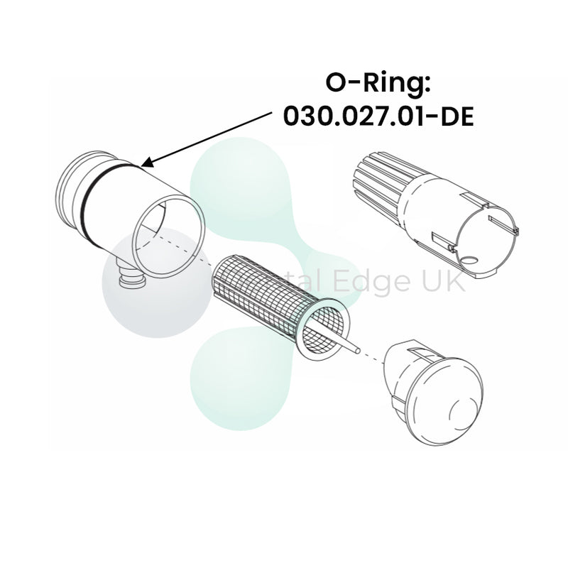 Dental Edge UK -  O-Ring to fit Adec Performer and Cascade Filter Housing Canister