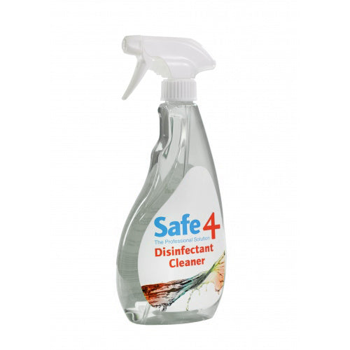 Dental Edge UK -  Safe4 Disinfectant Cleaner 500ml Diluted Spray - Odourless