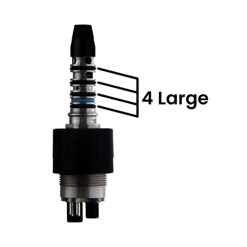 Dental Edge UK -  Sirona Style High Speed Coupling O rings (4 Piece)