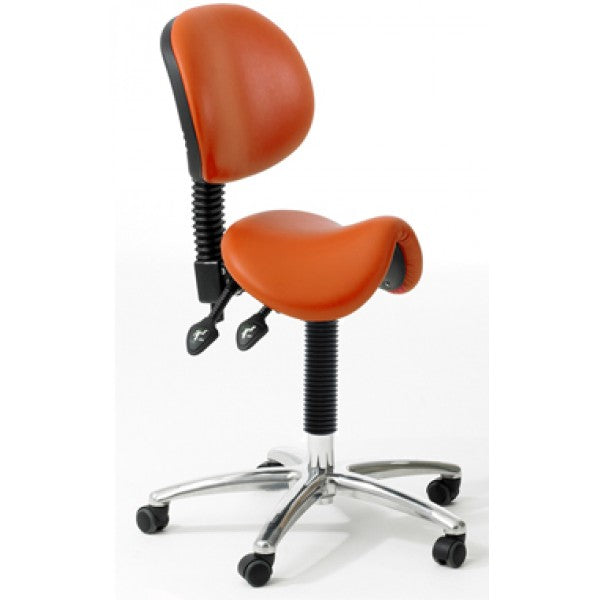 Dental Edge UK -  Dental Saddle Seat with Backrest