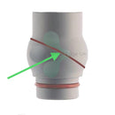 Durr Large Suction Handpiece HVE Swivel Ball Joint O’ring